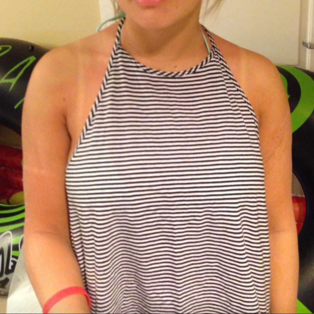 Hollister striped tank